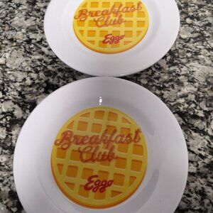 Eggo - Kellogg's - Set of 2 - 7" Plates - Breakfast Club